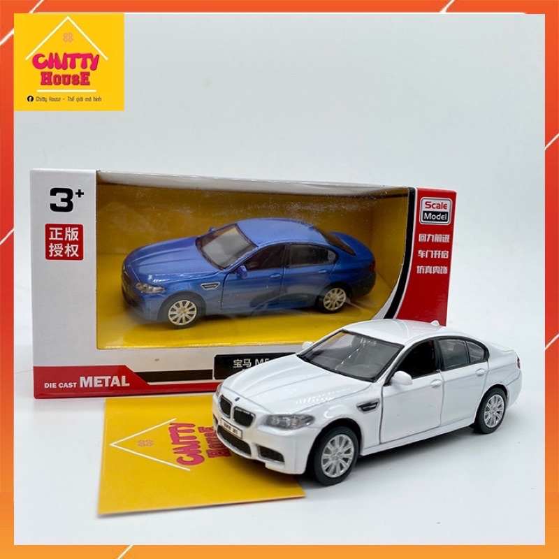 [Chitty] Mô Hình Xe BMW M5 tỷ lệ 1:36 kim loại, mở 2 cửa, dùng trang trí, đồ chơi