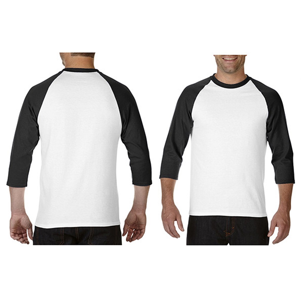 ÁO PHÔNG Gildan Sleeve Raglan 100% Cotton USA