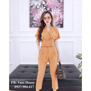 [MỚI] JUM SET BỘ CỔ VEST