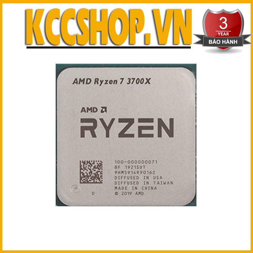 CPU AMD Ryzen 7 3700X tray 8 Nhân 16 Luồng