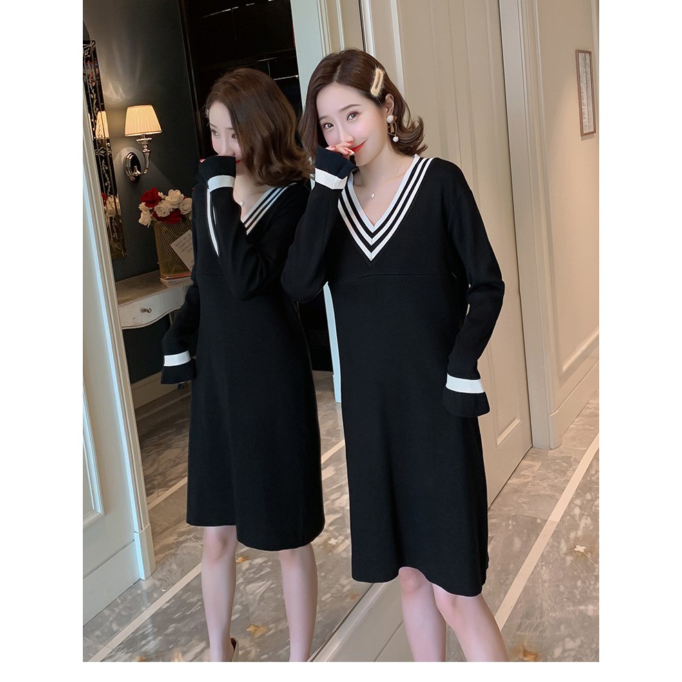 Váy Len Bầu Đầm Bầu Cho Bé Bú A1704