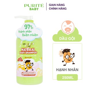Dầu Gội Purité Baby Hạnh Nhân Natural Shampoo Almond Oil 250ml