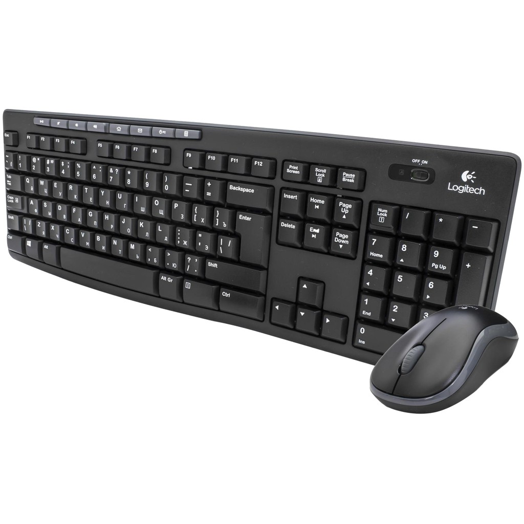 Bộ bàn phím chuột Logitech MK270 / MK270R Không Dây - Bảo hành 3 năm chính hãng