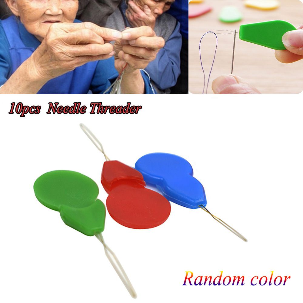 Dụng cụ hỗ trợ xỏ kim chỉ bằng nhựa tiện dụng