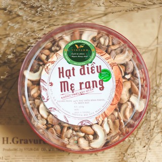 500g Hạt Điều rang muối đã bóc vỏ lụa không mặn