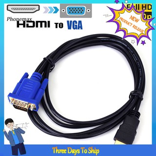 Dây Cáp Kết Nối Hdmi Đến Vga 15pin 1080p Cho Pc Tv