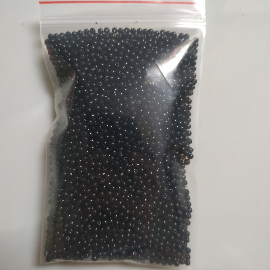 Gói 50gr hạt bẹt 3mm (hạt cườm tròn nhựa - ngọc trai giả) - Nguyên liệu handmade giá rẻ