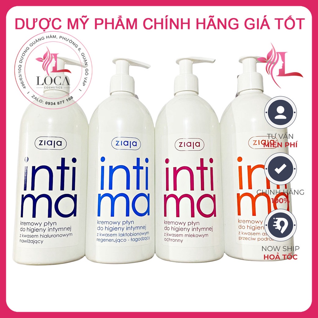 [SẴN] Dung Dịch Vệ Sinh Intima Ziaja Balan 200ml - Bổ Sung Axit Hialur