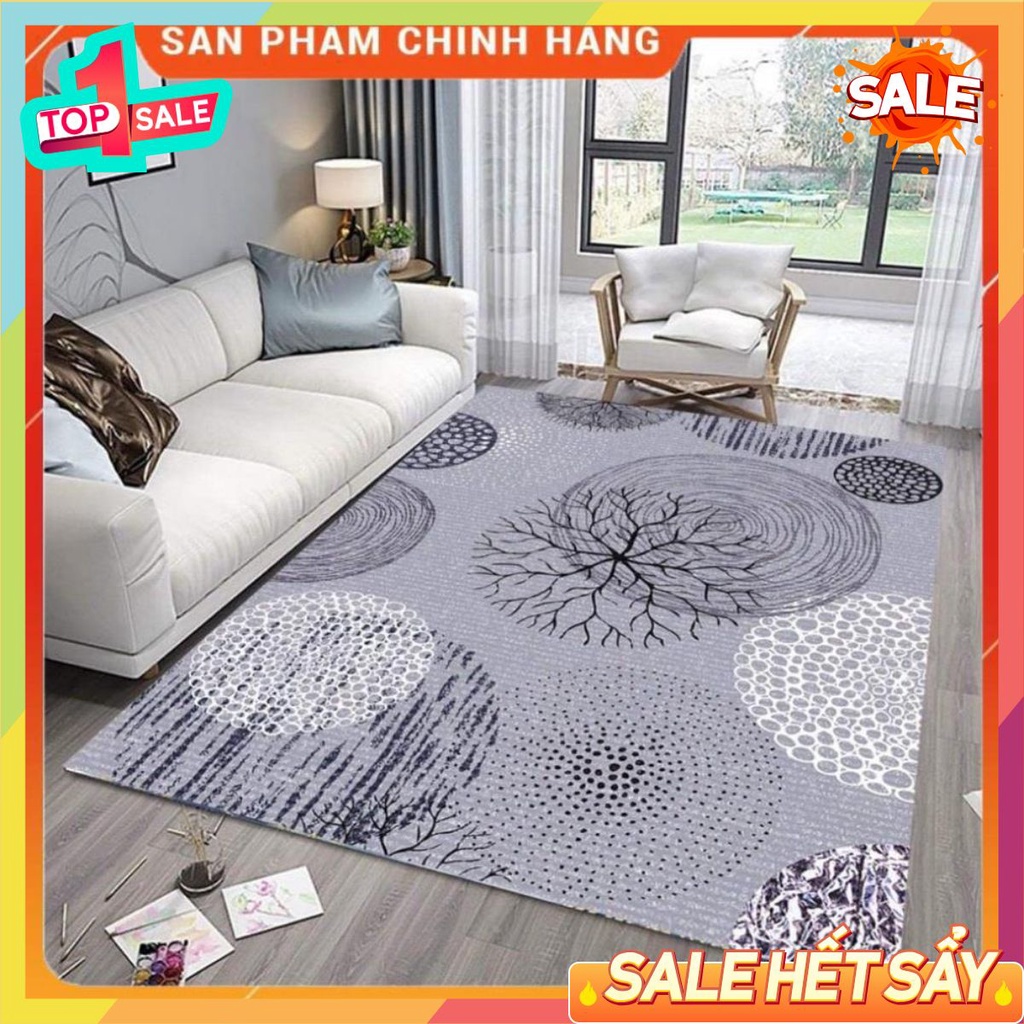 [HÀNG LOẠI 1] Thảm Trải Sàn Phòng Khách Bali, Thảm Trang Trí Phòng Khách Sợi Nỉ Lì Cao Cấp 1m6x2m3 decor phòng