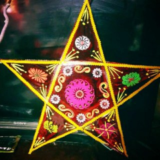 🏮🌟🎏(50cm)Combo làm lồng đèn ngôi sao 50cm