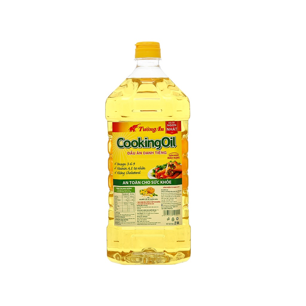 Dầu Ăn Tường An Cooking Oil chai 2 lít