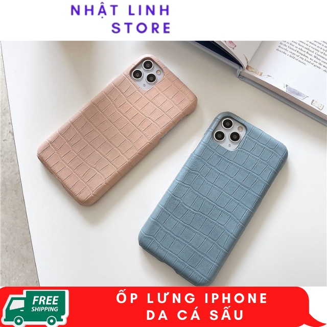 Ốp Lưng iphone Da Cá Sấu 6s/6plus/6splus/7/8/7plus/8plus/x/xs/xsmax/11/11promax/12/12promax A-4-