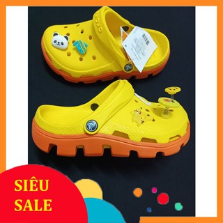 Dép Cross Cá Sấu [ Tặng 12 jibbitz ] Sục Cross Quai Ngang Thể Thao Nam Nữ Chống Trơn Trượt