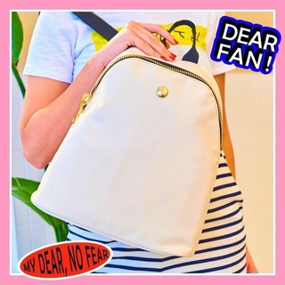 TNS - Balo vải dù Jackie Smyth Backpack-kem trắng