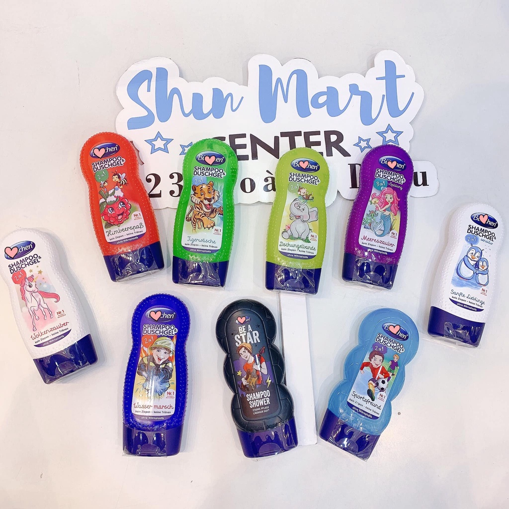 Sữa tắm gội 2in1 Bubchen hàng nội địa Đức 230ml