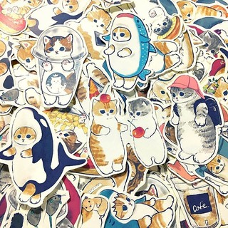 Combo sticker theo chủ đề Mèo Cute/ Pug DOG/ EGG/ Ngẫu nhiên (theo chủ đề) có hình thật 100%