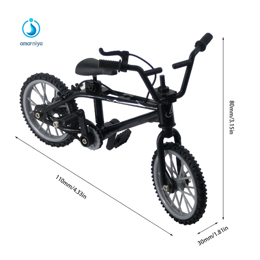 Đồ trang trí Xe Đạp Leo Núi BMX Mini Tỉ Lệ 1 / 12 Trang Trí Nhà Búp Bê