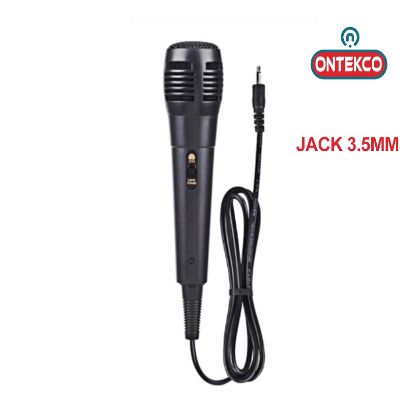 Micro karaoke  có dây giá rẻ cho các loại loa kéo, chân 6.5mm