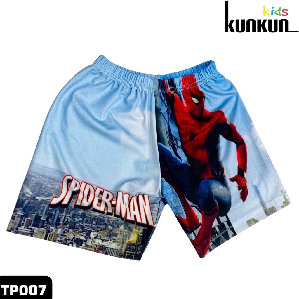 Đồ bộ bé trai thun lạnh in hình người nhện Spiderman Kunkun Kid TP007 - Quần áo trẻ em size đại từ 10-60kg