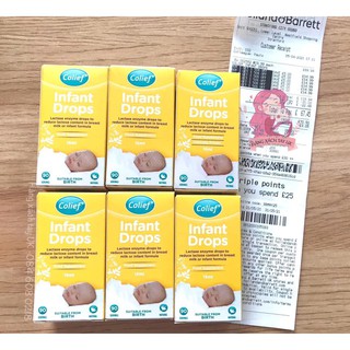 Colief Infant Drops lactase enzyme 15ml cho trẻ bất dung nạp
