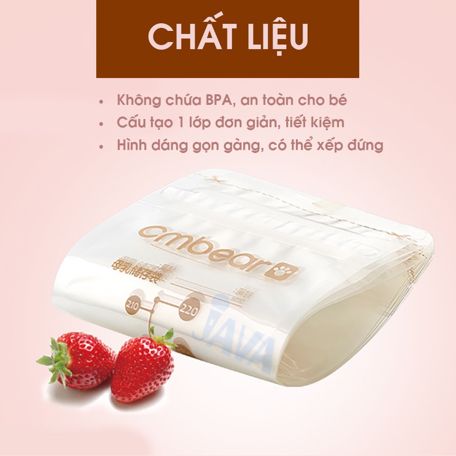 [MẸ VÀ BÉ] COMBO 30 TÚI ĐỰNG SỮA (trữ sữa) - Không chứa BPA - An toàn cho mẹ và bé