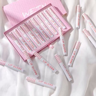 Set 10 cay son lì nội địa trung son nước vỏ hộp baby hồng xinh