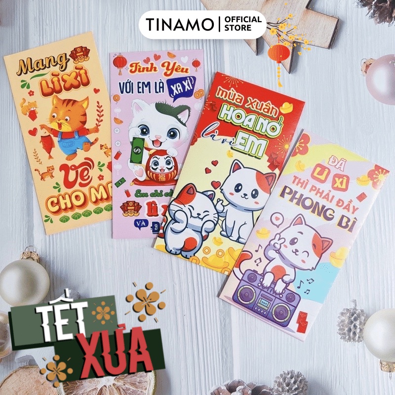 Bao Lì Xì Tết 2023 - Giấy mỹ thuật cao cấp, sắc nét - Nhiều mẫu độc lạ (Link 1)