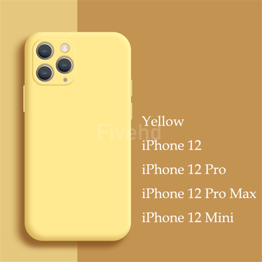 Ốp điện thoại silicon mềm màu trơn bảo vệ cho iPhone Se 2020 X Xr Xs Max 8 7 6 6s Plus | BigBuy360 - bigbuy360.vn