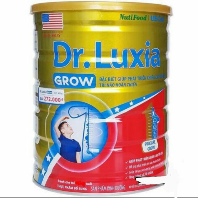 Sữa dr.luxia grow nutifood 900g