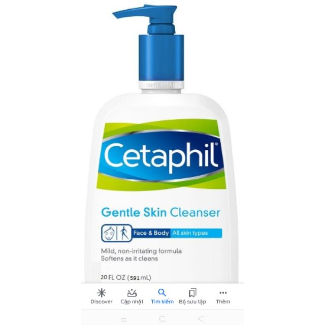 SỬA RỬA MẶT CENTAPHIL