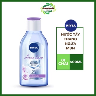 Nước tẩy trang nivea ngừa mụn acne care micellair water 400ml