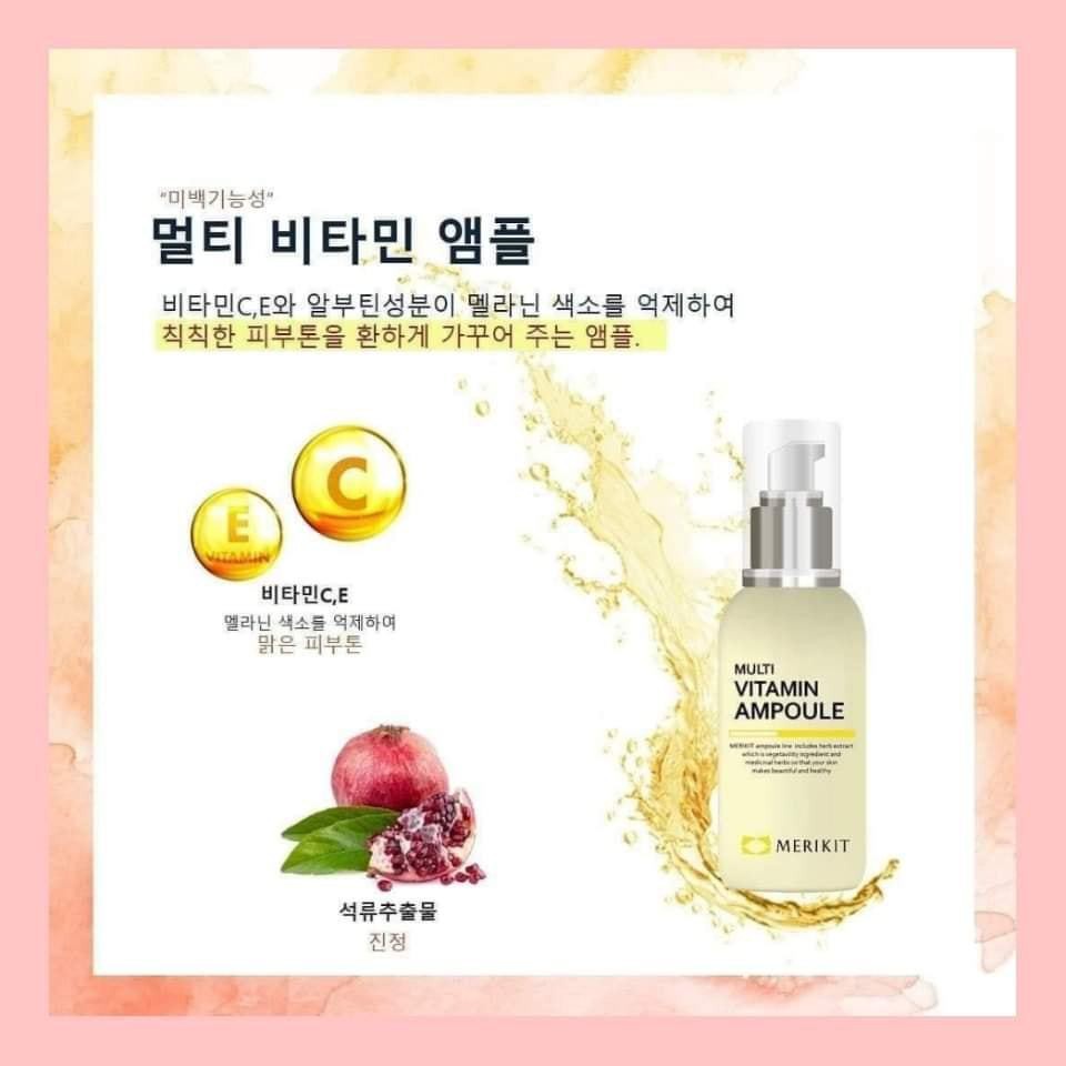 [FOLLOW GIẢM 20K] Tinh chất trắng da, chống oxy hoá, tăng sinh collagen và làm mờ vết thâm nám - Multi Vitamin Ampoule | BigBuy360 - bigbuy360.vn
