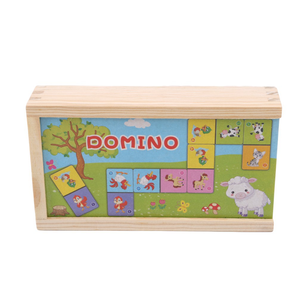 Đồ chơi domino hình thú cho bé