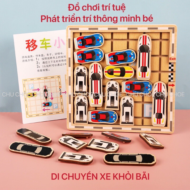 Đồ chơi trí tuệ di chuyển xe khỏi bãi, phát triển tư duy, thông minh cho bé 5,6,7,8,9 tuổi