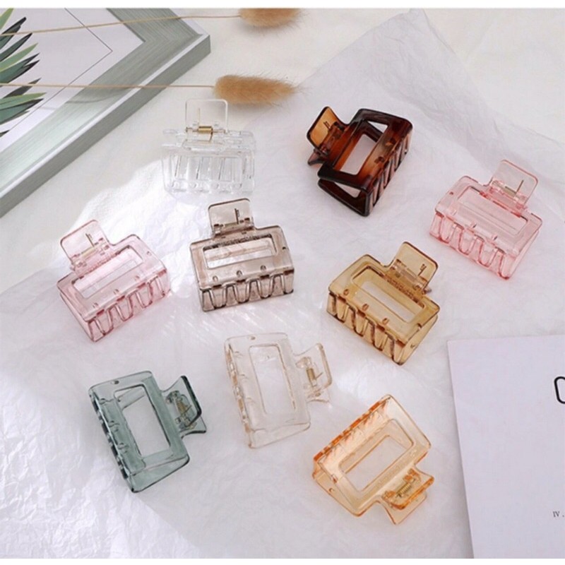 Kẹp cang cua dáng vuông mới hot trend