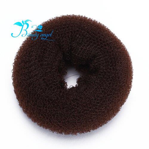 Foam Sponge Magic Donut Bun Former Maker Ring Hair Styling Tool Brown Chic