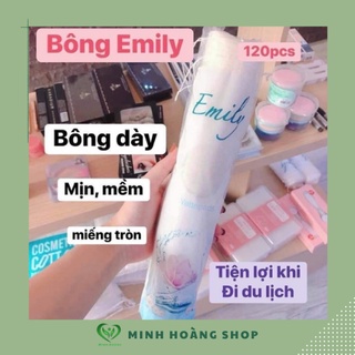 Bông tẩy trang emily 120 miếng Đức
