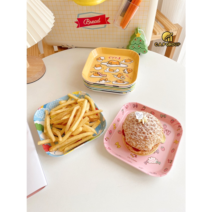 Đĩa ăn cho trẻ em cho bé đựng thức ăn đồ ăn vặt - 0X7i