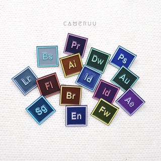 Pin/ Huy hiệu phần mềm Adobe