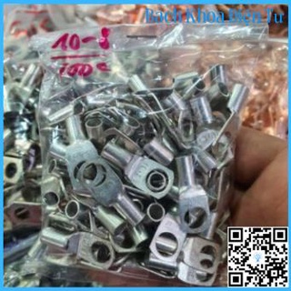100 cos trần 10-8, đầu cos 10-8, đầu cos tròn các loại, đầu cos dây điện, cốt tròn, cos chữ o