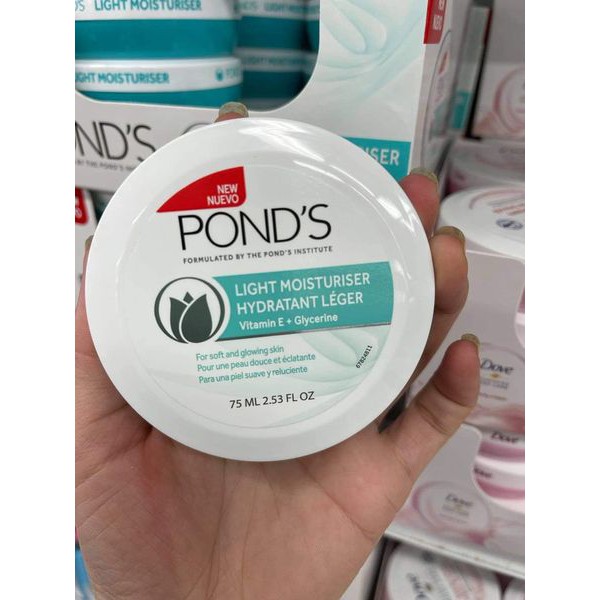 (Hàng Mỹ) Kem Dưỡng Ẩm Sáng Da Pond’s Light Moisturizing Cream SET 2 HỘP