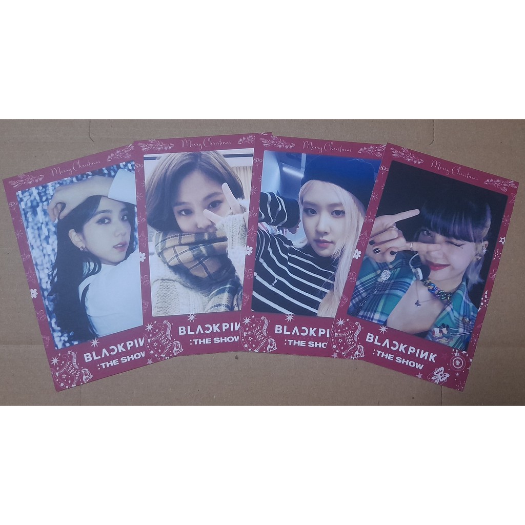 Bộ ảnh photocard fanmade BLACKPINK THE SHOW E53