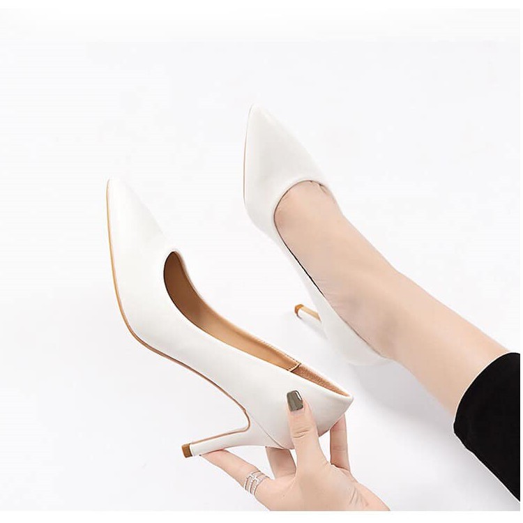 G3665 - Giày cao gót mũi nhọn  7cm hàng nhập - giá 560k