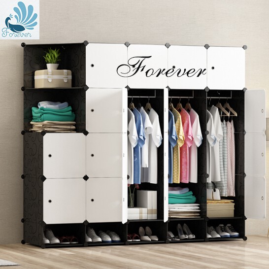 Tủ nhựa ghép đa năng giá rẻ 25 ô (5 ô giày) để quần áo tiện lợi size to sâu 47 - Bảo hành 1 năm ( chọn theo phân loại)