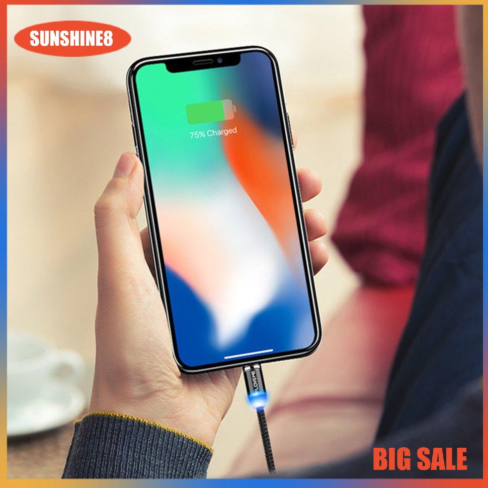 Cáp Sạc USB Có Đèn LED Chỉ Báo Cho IOS