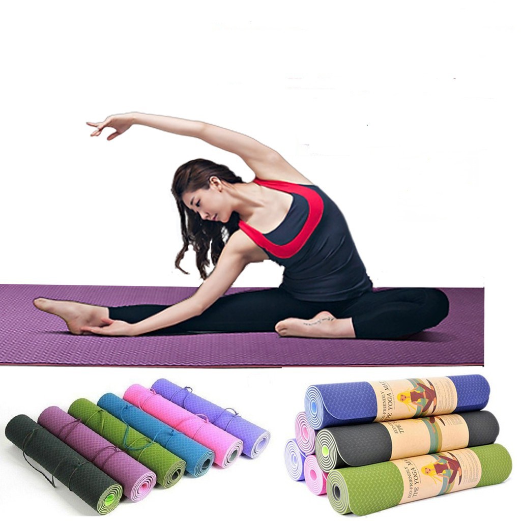 Thảm tập yoga 1 lớp kích thước 65cmx175cmx0.8cm