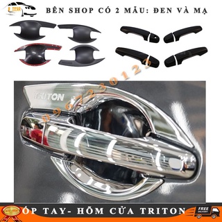 Ốp tay và hõm cửa misubishi triton 2015-2021