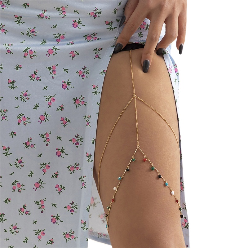 Dây Tua Rua Đeo Đùi Hóa Trang Phong Cách Gothic Quyến Rũ Cho Nữ