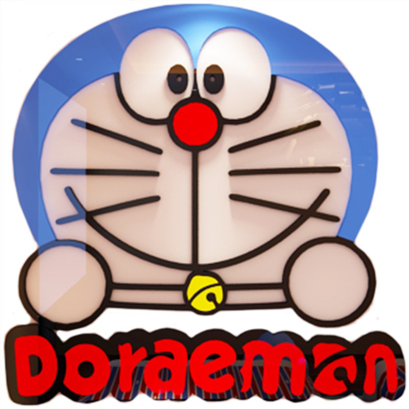 Sticker Dán Tường Hình Doraemon 3d Xinh Xắn