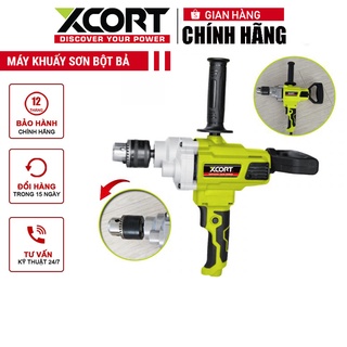 Máy khuấy sơn cầm tay dùng điện xcort model xjz04-16a kèm chức năng khoan